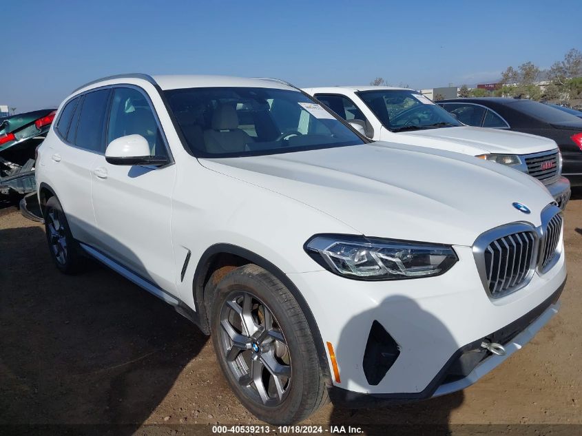 2024 BMW X3 Sdrive30I VIN: 5UX43DP04R9W49345 Lot: 40539213