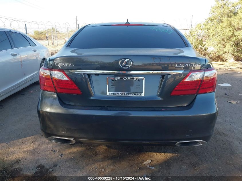 2010 Lexus Ls 460 L VIN: JTHGL5EF0A5041652 Lot: 40539225