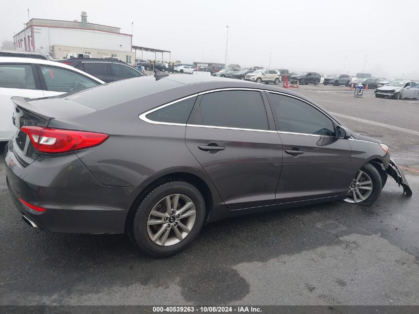 5NPE24AF5GH295698 2016 Hyundai Sonata 2.4L Se