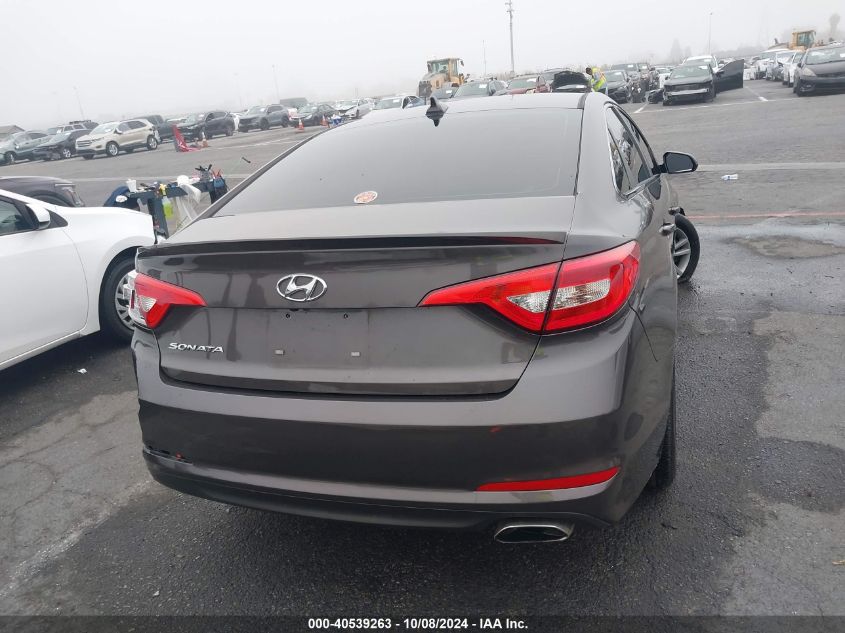 5NPE24AF5GH295698 2016 Hyundai Sonata 2.4L Se