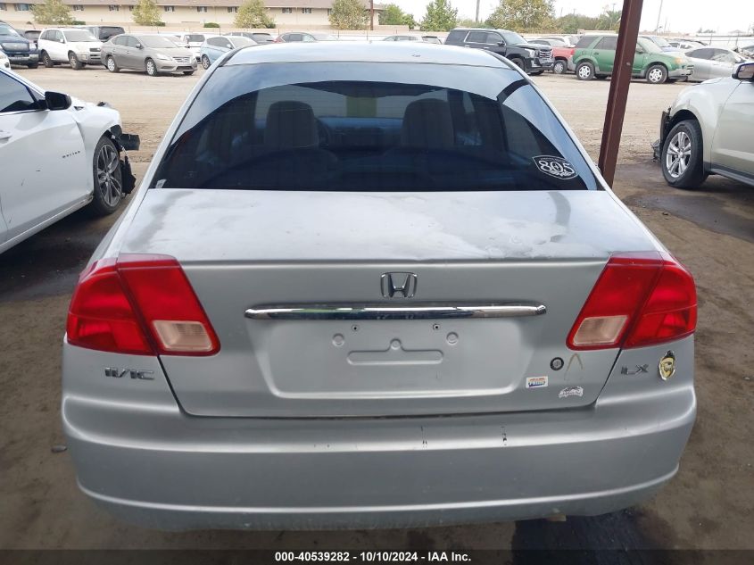 1HGES16522L065167 2002 Honda Civic Lx