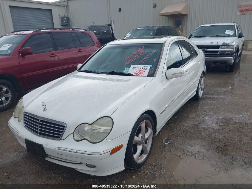 2004 Mercedes-Benz C 230 Kompressor Sport/Sport VIN: WDBRF40J24F530056 Lot: 40539322