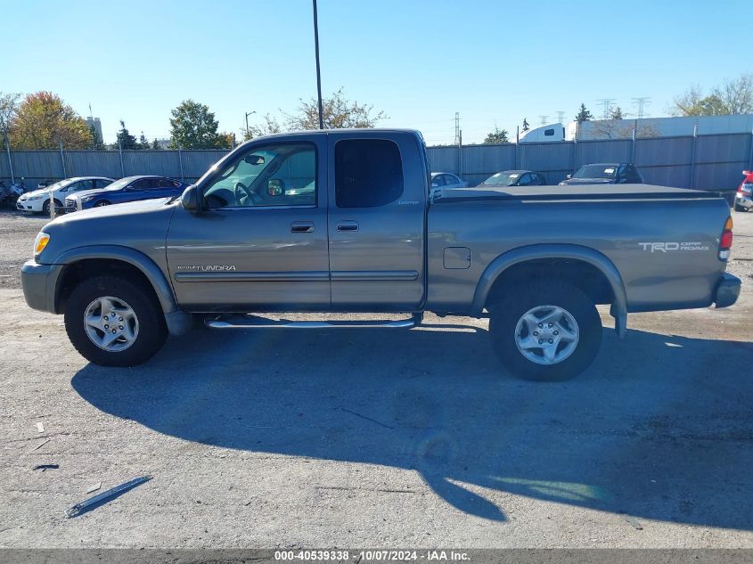 2003 Toyota Tundra Access Cab Limited VIN: 5TBBT48173S360221 Lot: 40539338