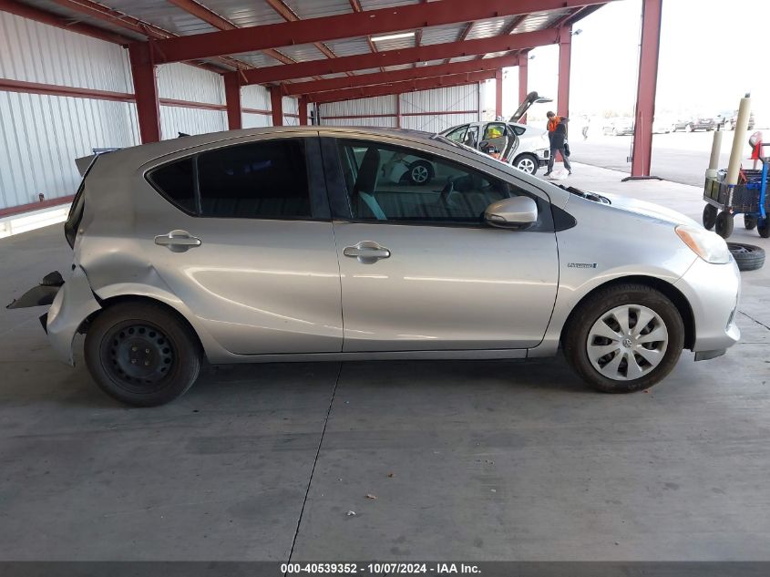 2013 Toyota Prius C VIN: JTDKDTB33D1552226 Lot: 40539352