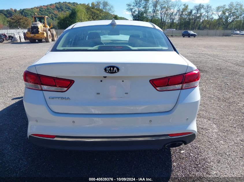 2018 Kia Optima Lx VIN: 5XXGT4L31JG267540 Lot: 40539376