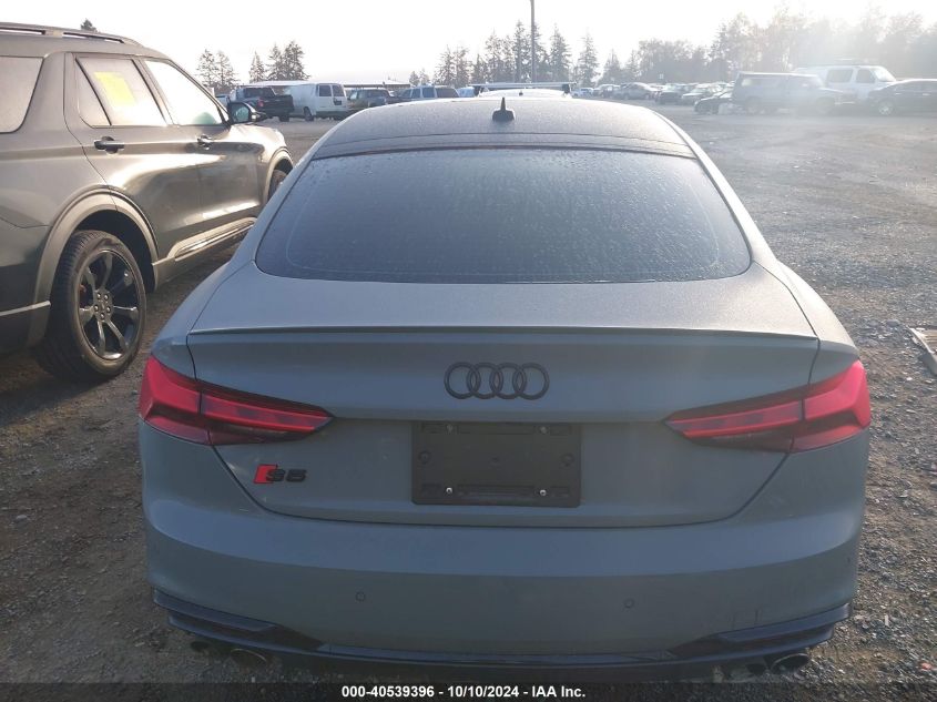 2020 Audi S5 Sportback Premium Plus Tfsi Quattro Tiptronic VIN: WAUC4CF51LA005905 Lot: 40539396