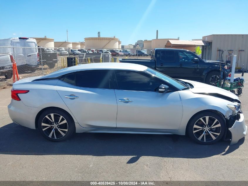 2018 Nissan Maxima 3.5 Sv VIN: 1N4AA6AP2JC386104 Lot: 40539425