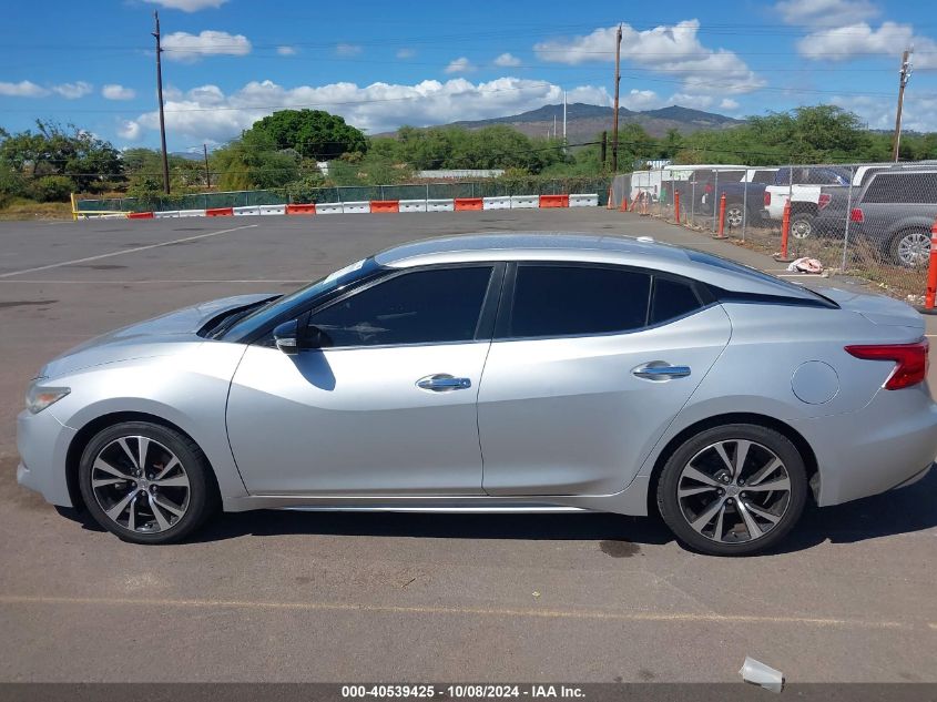 2018 Nissan Maxima 3.5 Sv VIN: 1N4AA6AP2JC386104 Lot: 40539425