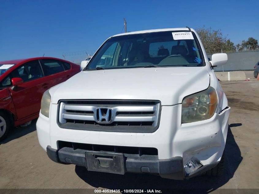 2HKYF18576H547107 2006 Honda Pilot Ex-L