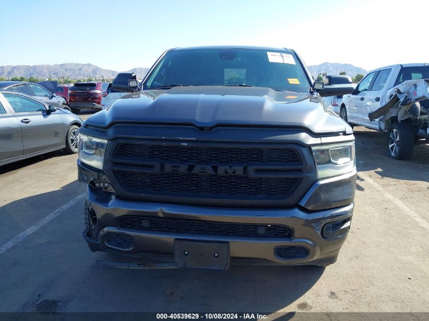 2019 Ram 1500 Big Horn/Lone Star 4X4 5'7 Box VIN: 1C6SRFFT4KN536501 Lot: 40539629