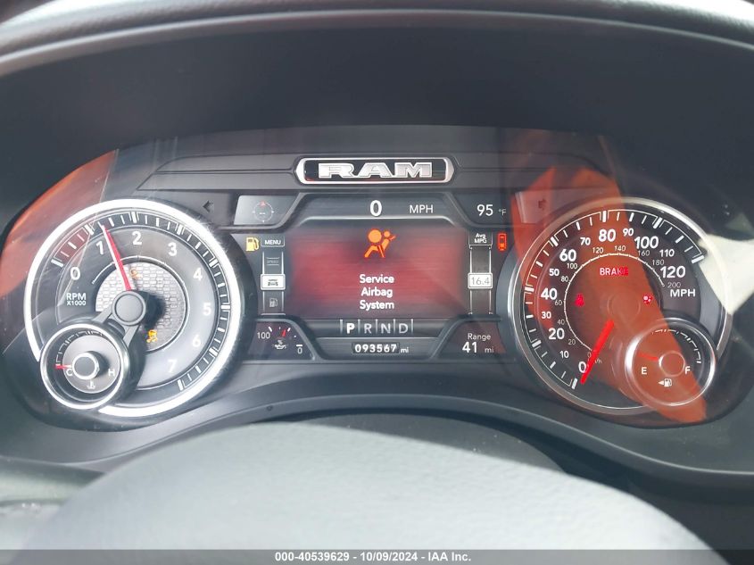 2019 RAM 1500 BIG HORN/LONE STAR  4X4 5'7 BOX - 1C6SRFFT4KN536501