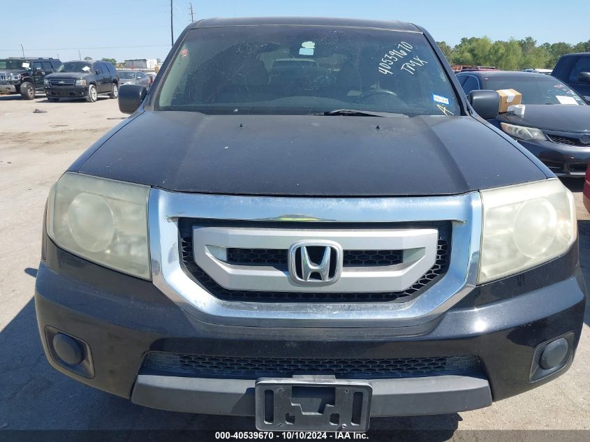 2011 Honda Pilot Lx VIN: 5FNYF3H22BB038262 Lot: 40539670