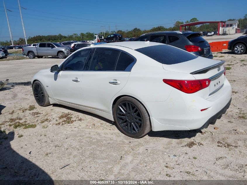 2016 Infiniti Q50 3.0T Premium VIN: JN1EV7AP3GM305817 Lot: 40539733