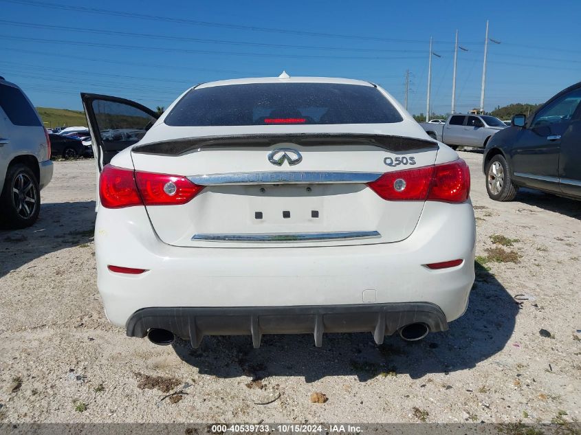 2016 Infiniti Q50 3.0T Premium VIN: JN1EV7AP3GM305817 Lot: 40539733