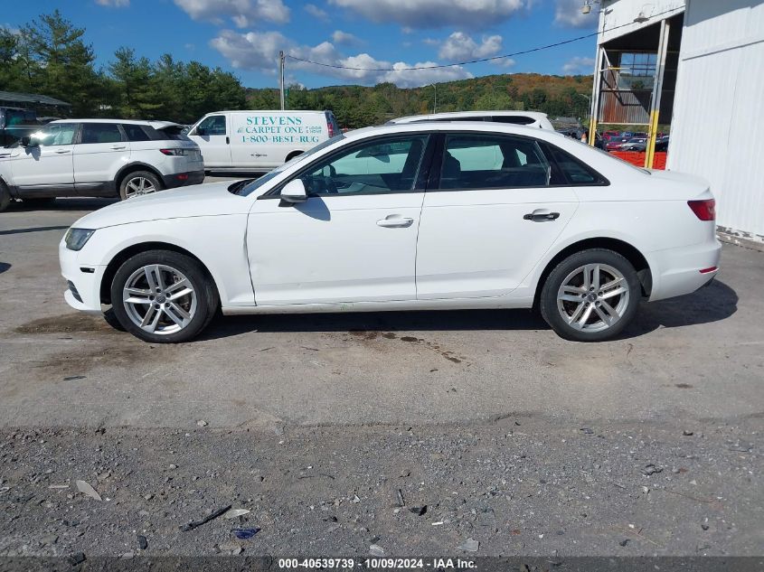 2017 AUDI A4 2.0T PREMIUM - WAUANAF44HN053916