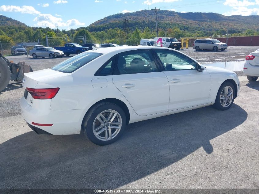 2017 AUDI A4 2.0T PREMIUM - WAUANAF44HN053916