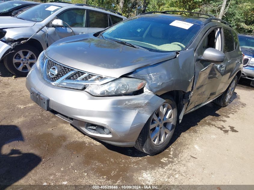 JN8AZ1MW4BW158537 2011 Nissan Murano S/Sl/Le