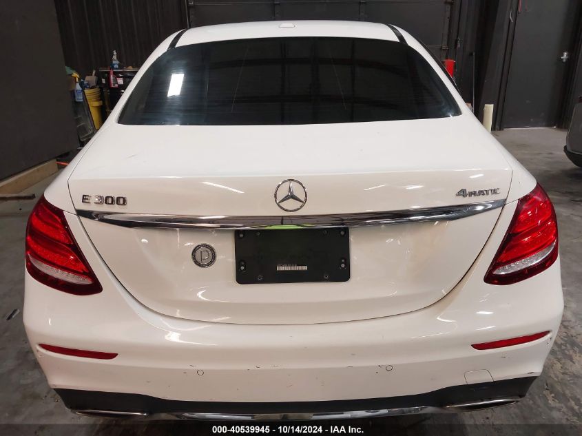 2017 Mercedes-Benz E 300 4Matic VIN: WDDZF4KB8HA012260 Lot: 40539945