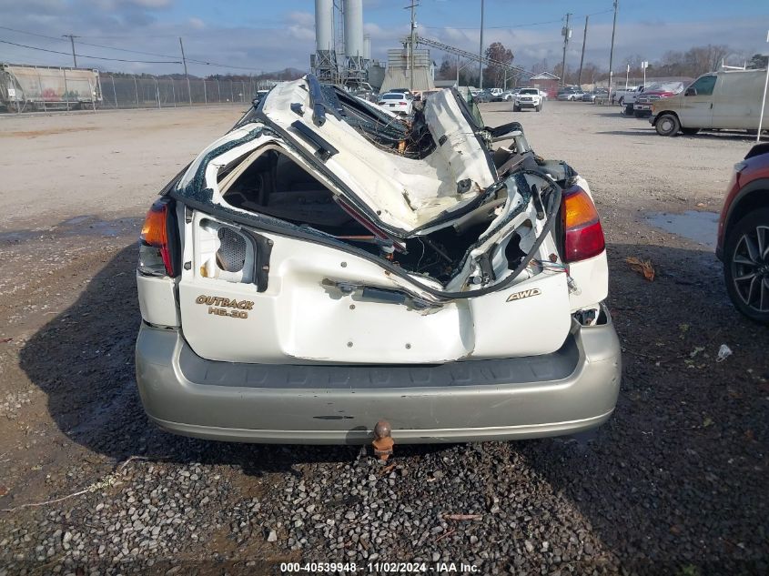 2002 Subaru Outback H6-3.0 L.l. Bean Edition VIN: 4S3BH806827618469 Lot: 40539948