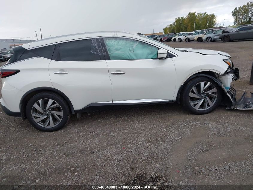 2020 Nissan Murano Sl Intelligent Awd VIN: 5N1AZ2CSXLN116117 Lot: 40540003