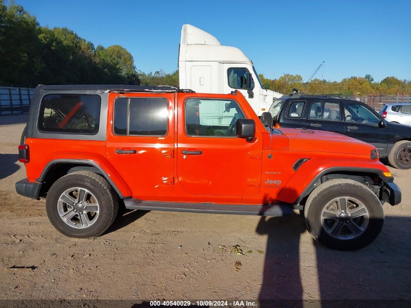 2019 Jeep Wrangler Unlimited Sahara 4X4 VIN: 1C4HJXEN9KW535387 Lot: 40540029