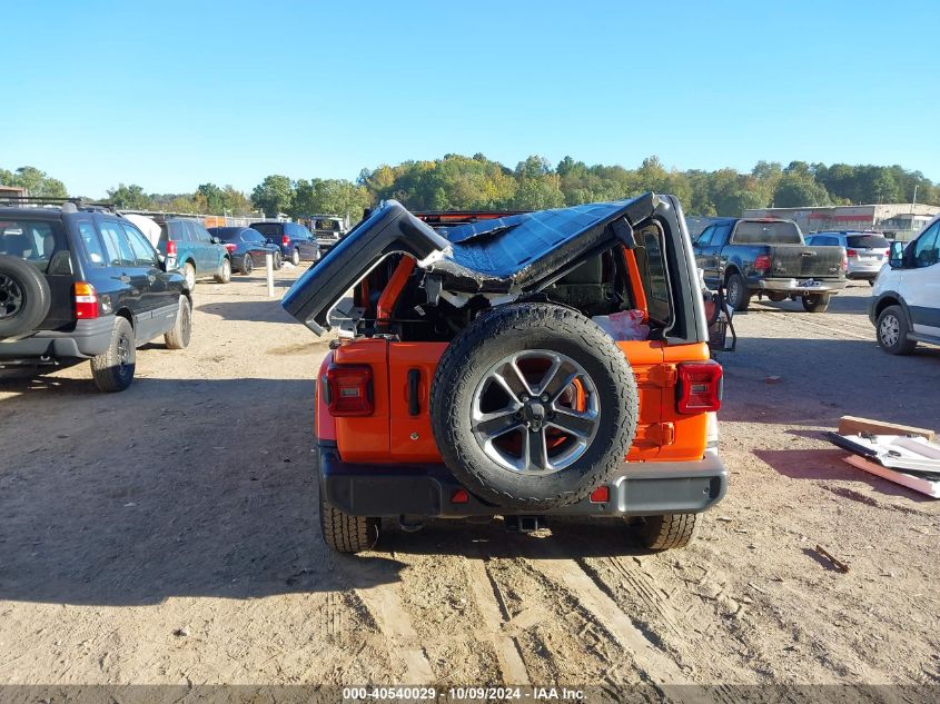 2019 Jeep Wrangler Unlimited Sahara 4X4 VIN: 1C4HJXEN9KW535387 Lot: 40540029