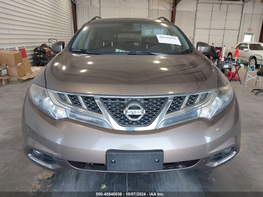 JN8AZ1MWXEW530354 2014 Nissan Murano Sl