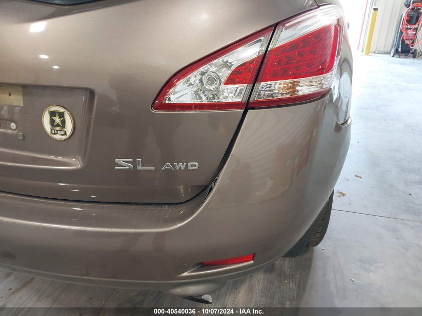 JN8AZ1MWXEW530354 2014 Nissan Murano Sl