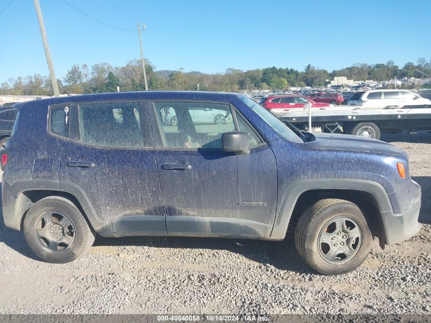 2016 Jeep Renegade Sport VIN: ZACCJBATXGPD14466 Lot: 40540058