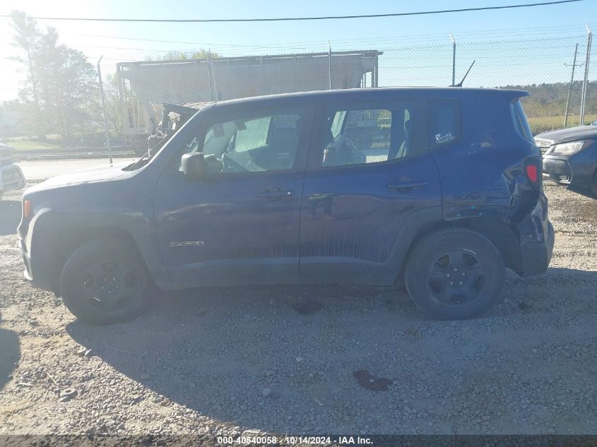 2016 Jeep Renegade Sport VIN: ZACCJBATXGPD14466 Lot: 40540058