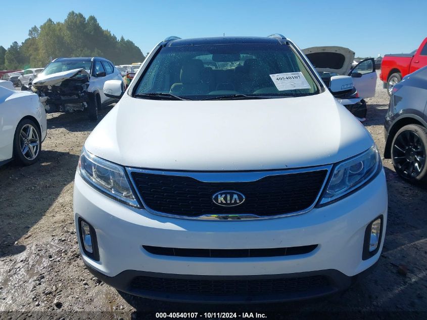 5XYKU4A73EG537107 2014 Kia Sorento Ex V6