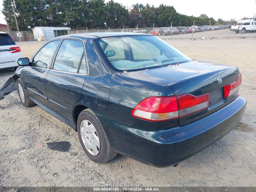 2001 Honda Accord 3.0 Lx VIN: 1HGCG16451A016118 Lot: 40540150