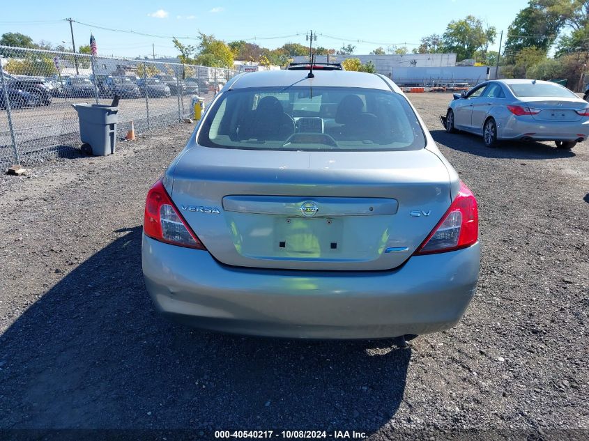 2012 Nissan Versa S/Sv/Sl VIN: 3N1CN7AP9CL814015 Lot: 40540217