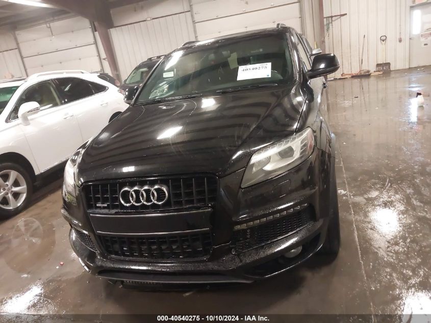 2014 Audi Q7 3.0T S Line Prestige VIN: WA1DGAFE9ED010042 Lot: 40540275