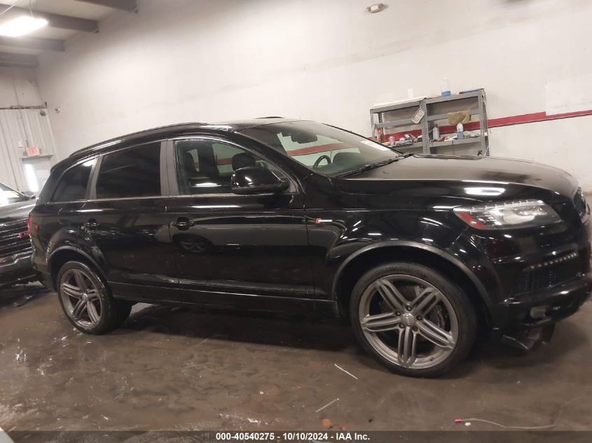 2014 Audi Q7 3.0T S Line Prestige VIN: WA1DGAFE9ED010042 Lot: 40540275