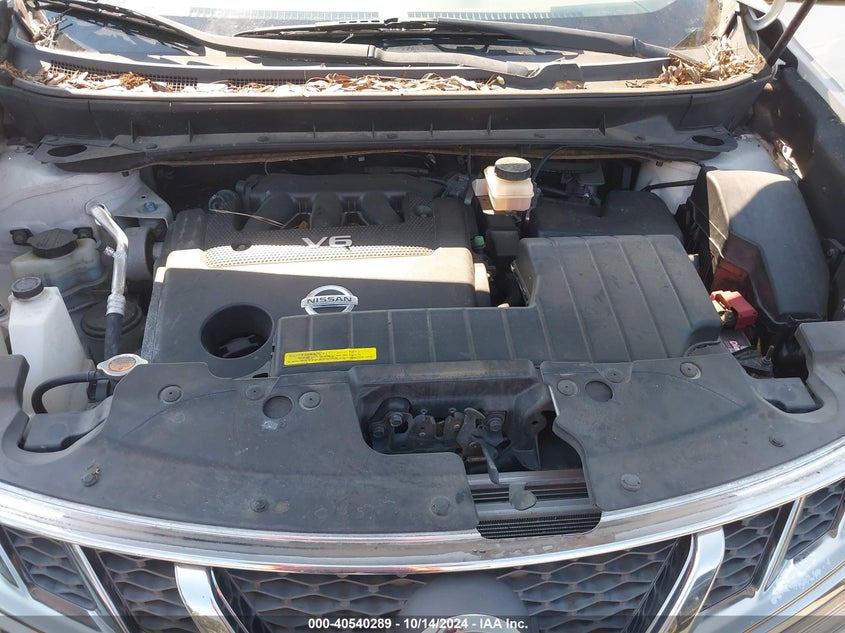 2012 Nissan Murano Sl VIN: JN8AZ1MW8CW203738 Lot: 40540289