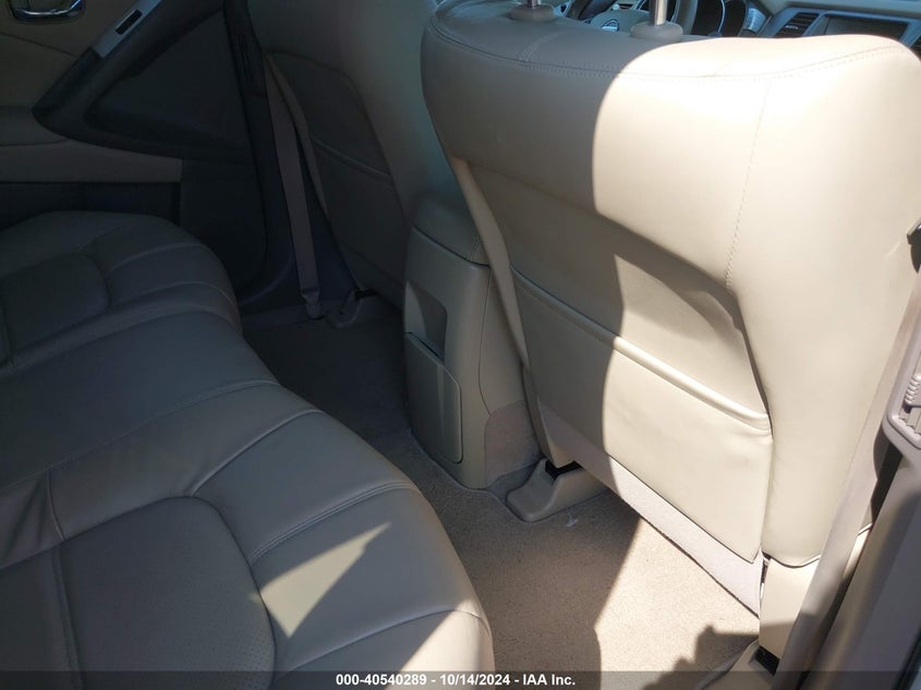 2012 Nissan Murano Sl VIN: JN8AZ1MW8CW203738 Lot: 40540289