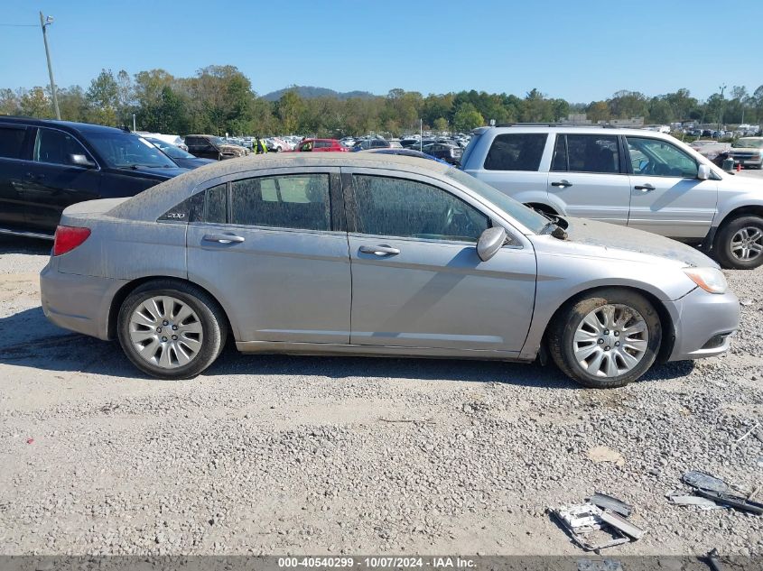 2013 Chrysler 200 Lx VIN: 1C3CCBAG9DN767483 Lot: 40540299