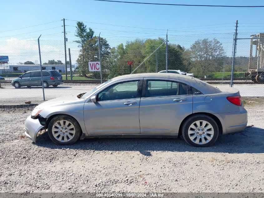 2013 Chrysler 200 Lx VIN: 1C3CCBAG9DN767483 Lot: 40540299