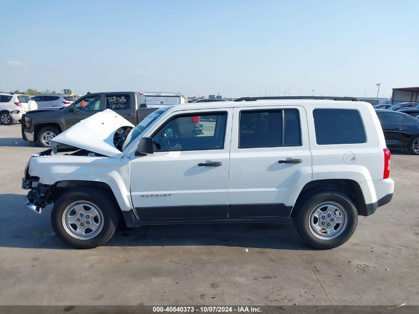 1C4NJPBB7GD783492 2016 Jeep Patriot Sport