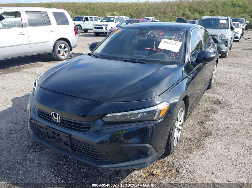 VIN 2HGFE2F26NH508994 2022 Honda Civic, LX no.2