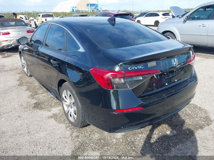 VIN 2HGFE2F26NH508994 2022 Honda Civic, LX no.3