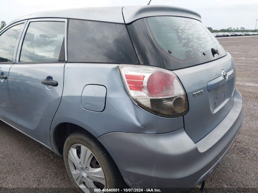 2008 Toyota Matrix Xr VIN: 2T1KR32E58C701465 Lot: 40540501