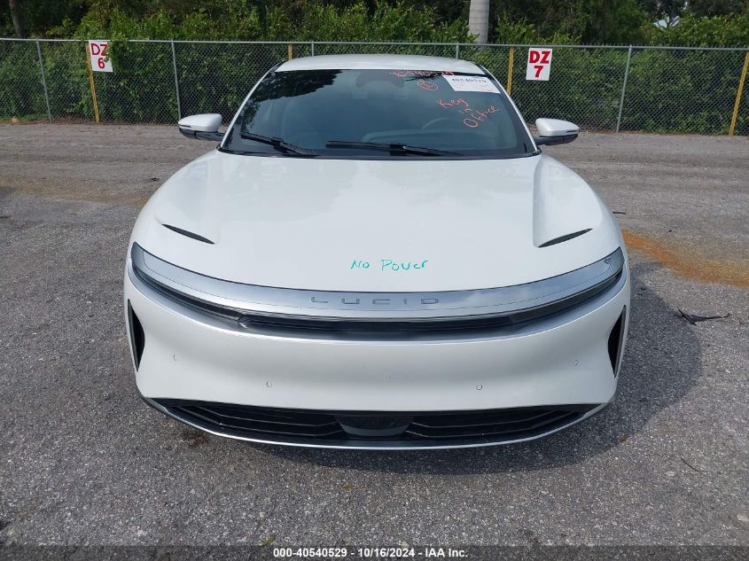 2023 Lucid Air Pure VIN: 50EA1PFA0PA009372 Lot: 40540529