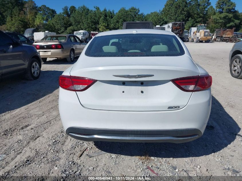 2015 Chrysler 200 Limited VIN: 1C3CCCABXFN546133 Lot: 40540543