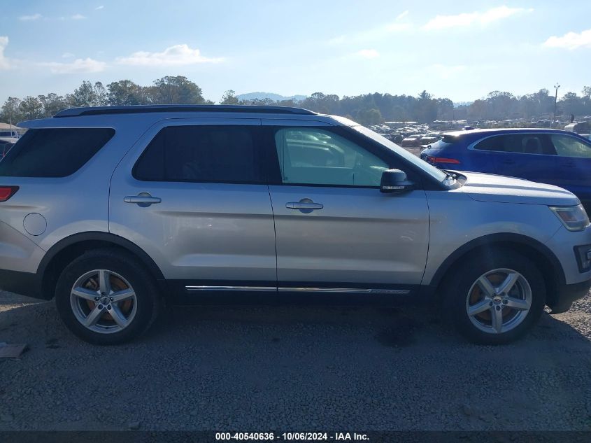 2017 Ford Explorer Xlt VIN: 1FM5K8D85HGE25470 Lot: 40540636