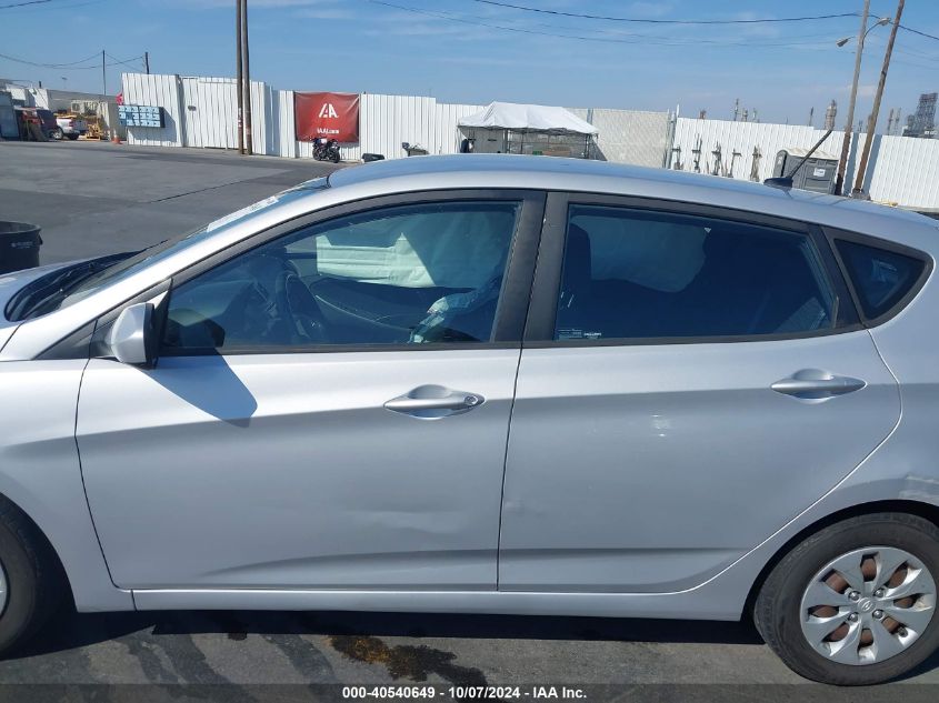 KMHCT5AE2GU262242 2016 Hyundai Accent Se