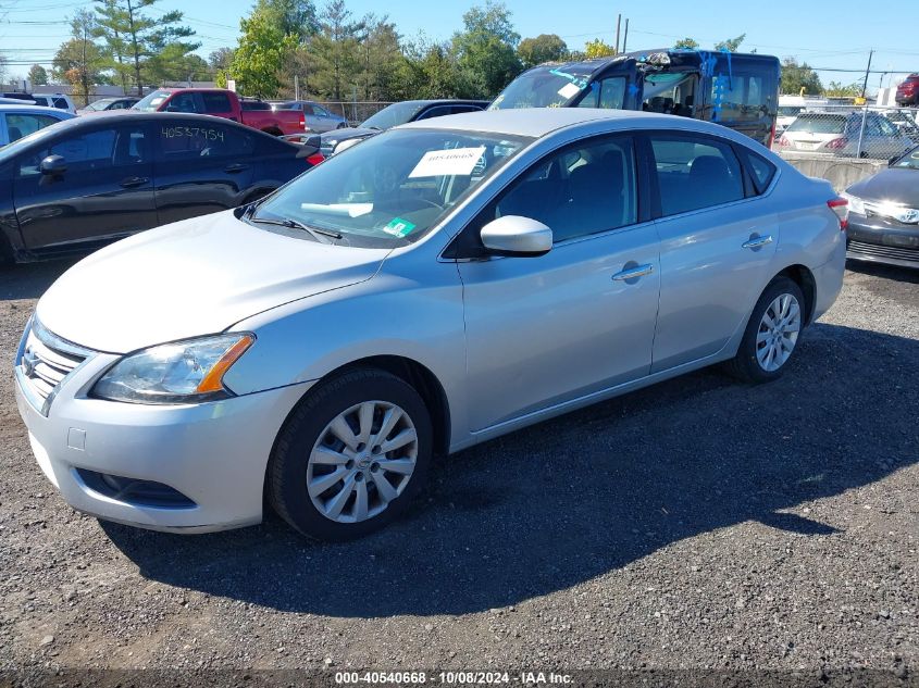 3N1AB7AP2EY256188 2014 Nissan Sentra Sv