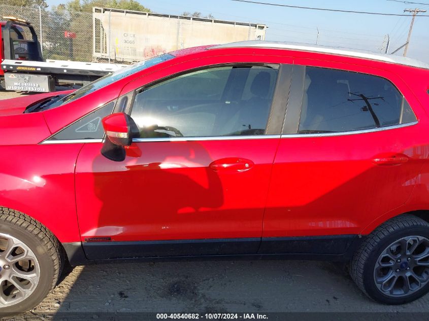 2018 Ford Ecosport Titanium VIN: MAJ6P1WL6JC217023 Lot: 40540682