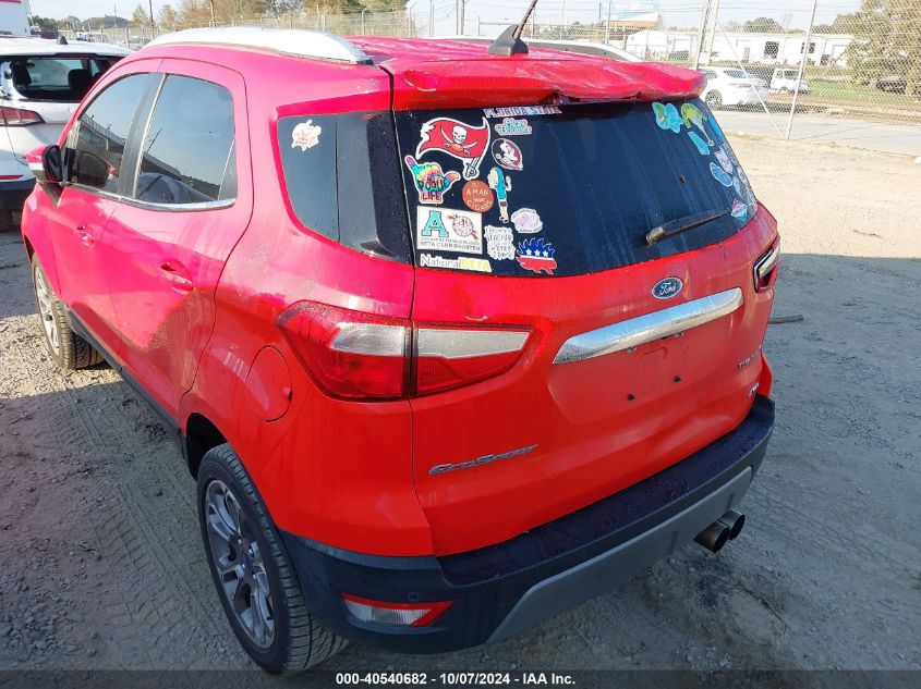 2018 Ford Ecosport Titanium VIN: MAJ6P1WL6JC217023 Lot: 40540682